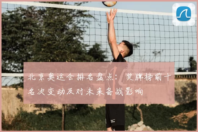 北京奥运会排名盘点:奖牌榜前十名次变动及对未来备战影响